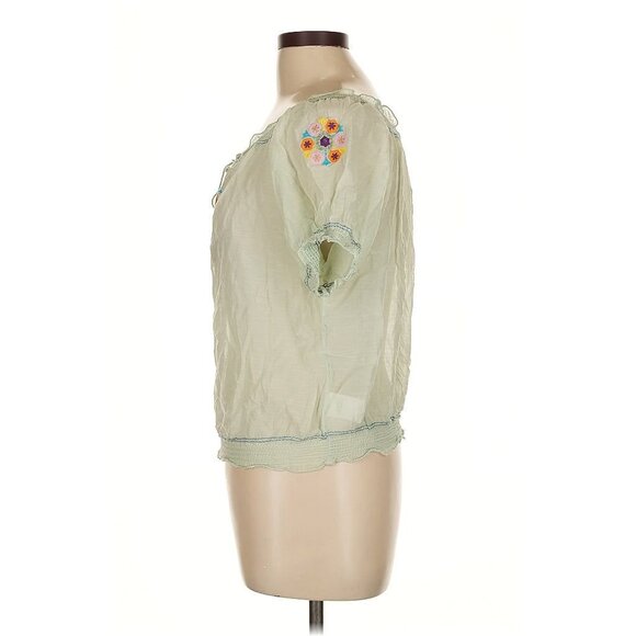 SOLD ASO SUMMER ROBERTS RACHEL BILSON THE OC Embroidered Peasant Top EUC RARE - Picture 6 of 6